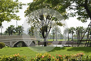 Park in Ho Chi Minh City, Vietnam