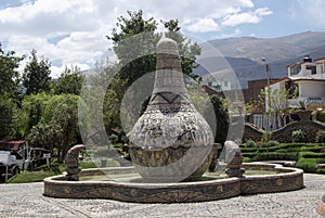 Park in Huancayo Peru photo