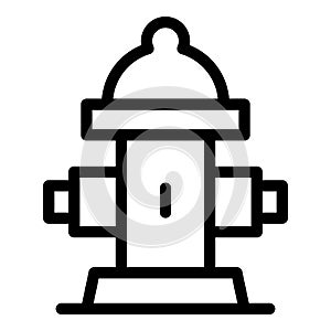 Park hydrant icon outline vector. Fire water