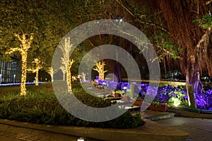 Park Light LED Rose tree Garden luminous