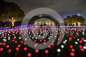 Park Light LED Rose tree Garden luminous