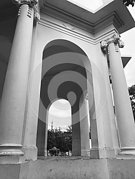 Park of love monumet located in Santa Marta Colombia