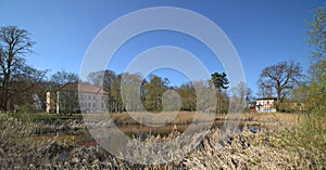 Park and manor house listed as monument in Klein Zastrow, Germany