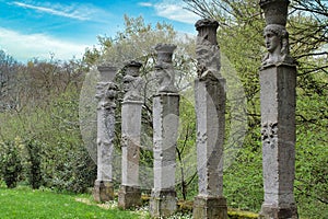 The Park of the Monsters of Bomarzo,is a Renaissance garden of 1500 with many monstrous statues that still represent a mystery