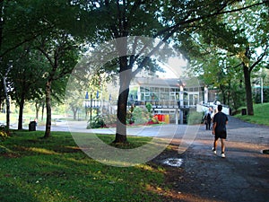 Park in Montreal, Canada