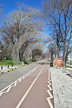 Park in New Belgrade called `Usce`