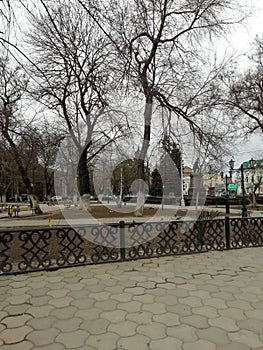 park in novocherkassk citi photo