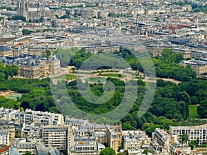 Park in Paris: Jardin du Luxembourg palace