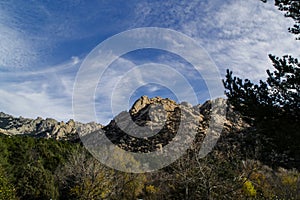 Park of the Pedriza. Madrid`s community. Madrid. Spain