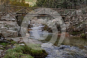 Park of the Pedriza. Madrid`s community. Madrid. Spain