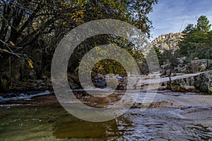 Park of the Pedriza. Madrid`s community. Madrid. Spain