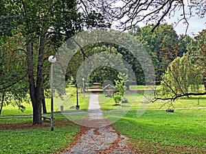 Park of Pejacevic Castle or Perivoj dvorca Pejacevic ili Nasicki gradski park