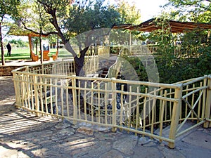 Park and picnic area along the Grotta Baredine, Nova Vas - Istria, Croatia / Park i izletiste uz spilju Jama Baredine or Baredine