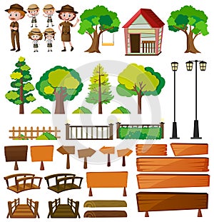 Park rangers and tree products