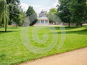 Park with rare trees and spa colonnade