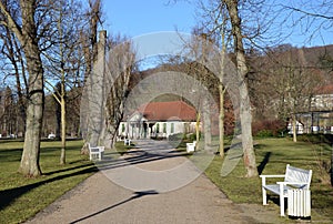 Park in the Resort Bad berka, Thuringia