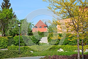 Park in the Resort Bad Berka, Thuringia