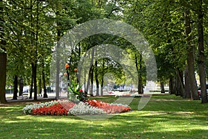 Park in the Resort Bad Pyrmont, Lower Saxony