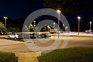 Park and Ride Lot at Night - 2