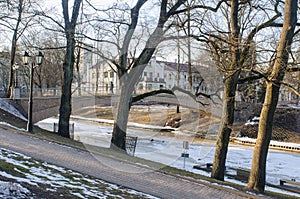 Park in Riga, Latvia