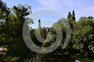 Park at the River Ilm in the Old Town of Weimar, Thuringia