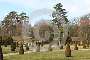 Park in Rogalin, Poland