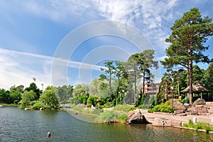 Park Sapokka. Kotka, Finland