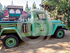 Park Service truck, Grizzly Peak, Disney California Adventure Park