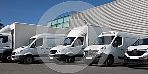 Park society specialized delivery with small trucks and van