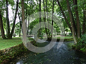 Park and source of Bosna River