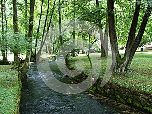 Park and source of Bosna River