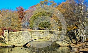 Park with Stone Bridge 1