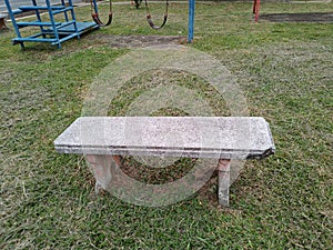 Park stone chair climb swing background