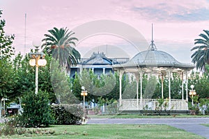 Park at a town square in Fray Bentos