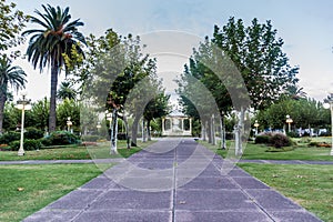 Park at a town square in Fray Bentos photo