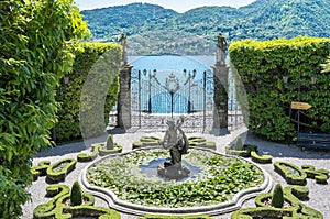 Park at Villa Carlotta, Como Lake, Italy