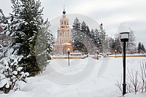 In the park on a winter day