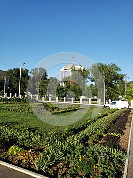 Park zone in Izmail town, Ukraine