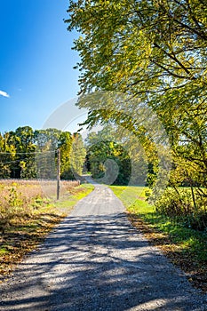 Parke County Indiana Rural Road