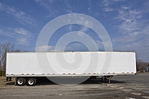 Parked trailer