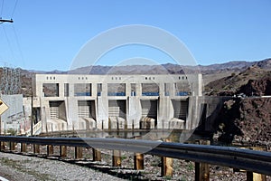 Parker Dam holding back the Colorado River