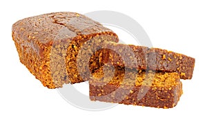 Parkin Cake Isolated On A White Background