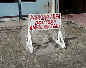 Parking area shield