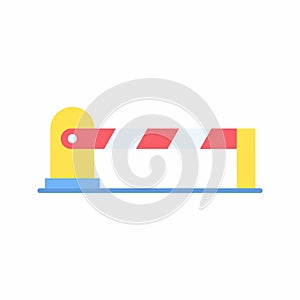 Parking Barrier icon vector image.