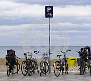 Parking in the beach