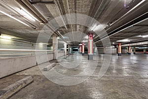 parking garage interior industrial building,Empty underground b