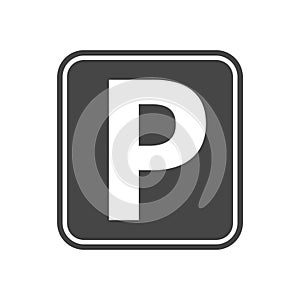 Parking Icon Vector