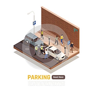 Parking Isometric Element