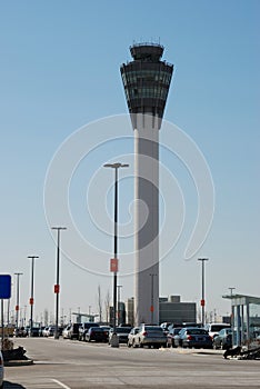 Parking lot in the airport