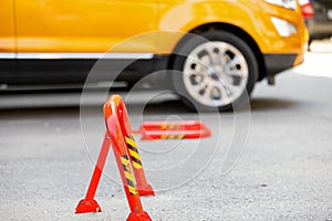 Parking lot barrier